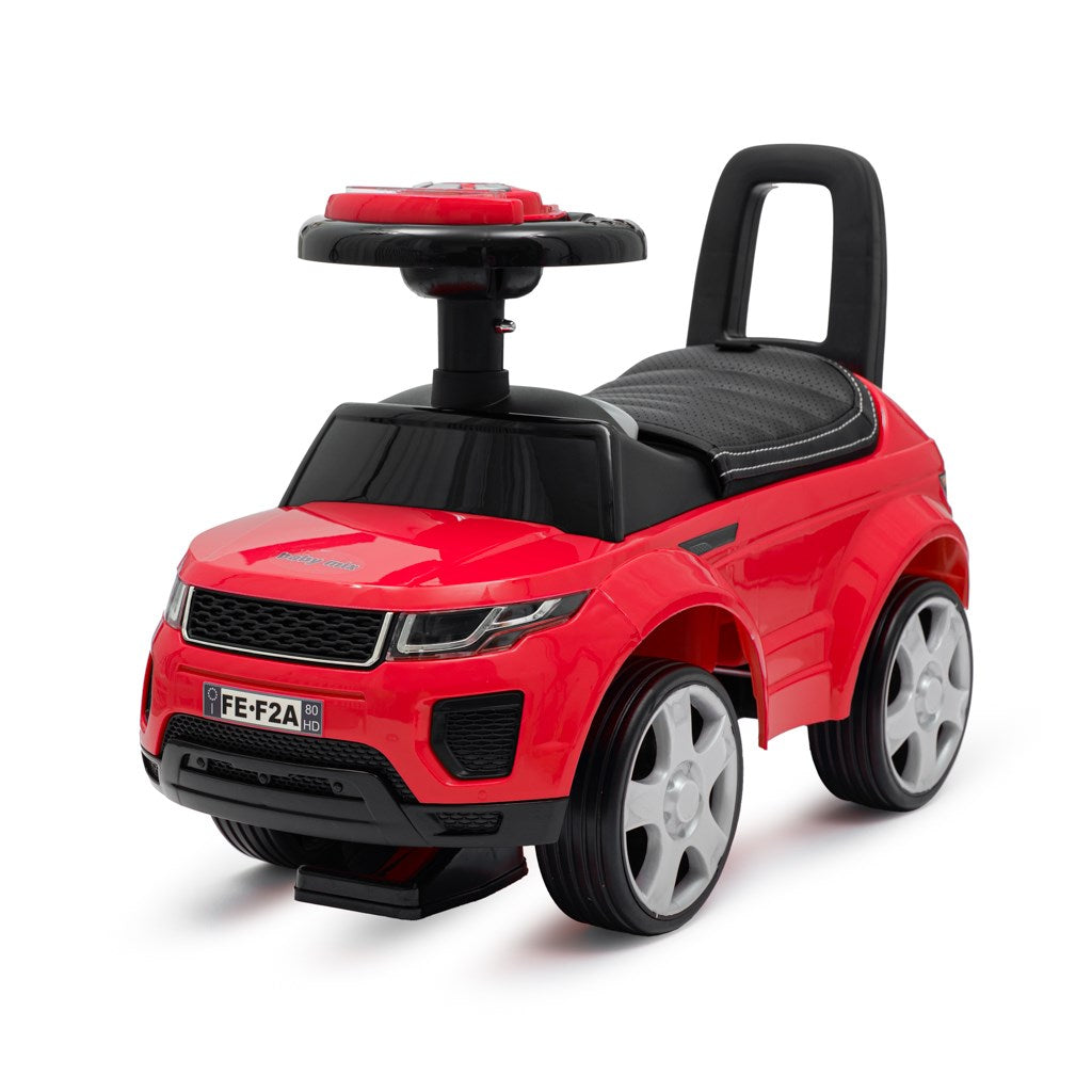Baby Mix Prime SUV loopfiets rood leer