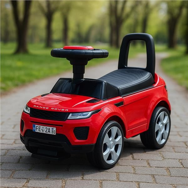 Baby Mix Prime SUV loopfiets rood leer