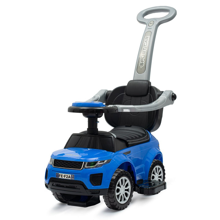 Baby Mix Plus 3-in-1 loopwagen blauw