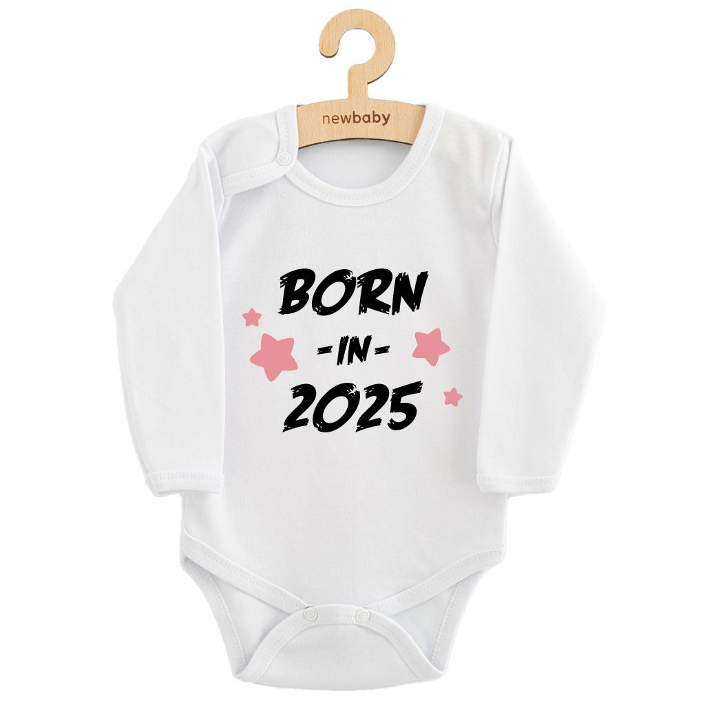 Bedrukte babyromper New Baby 56 (0-3 mnd)