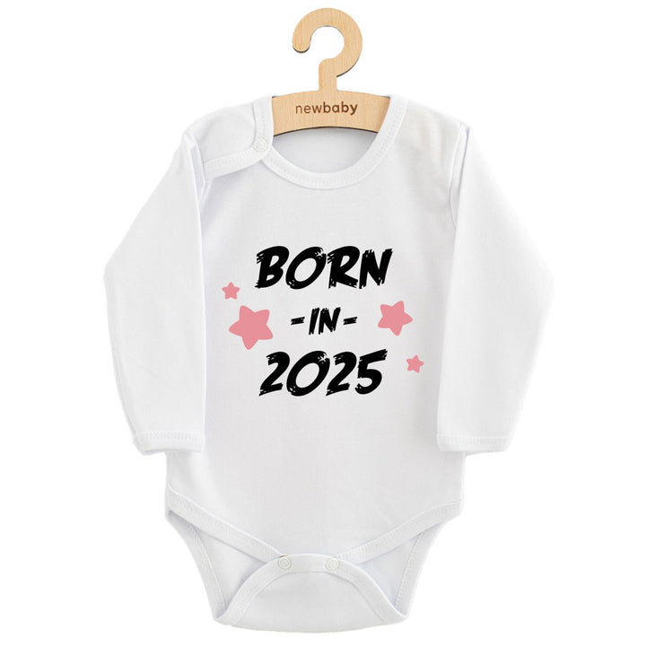 Bedrukte babyromper New Baby 68 (4-6 mnd)
