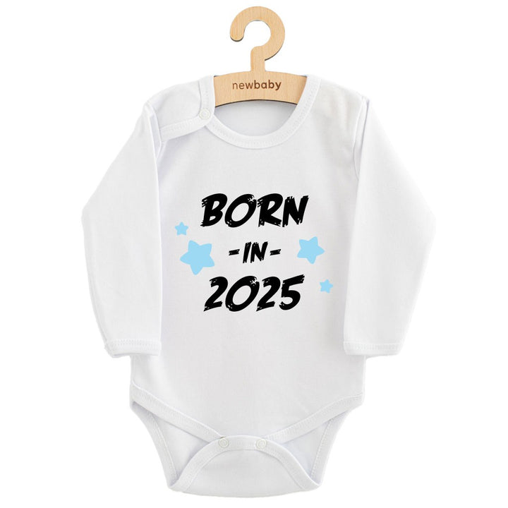 Bedrukte babyromper New Baby 56 (0-3 mnd)