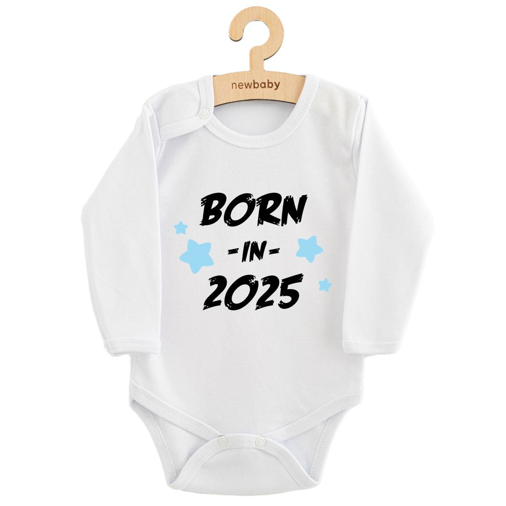 Bedrukte babyromper New Baby 74 (6-9 mnd)