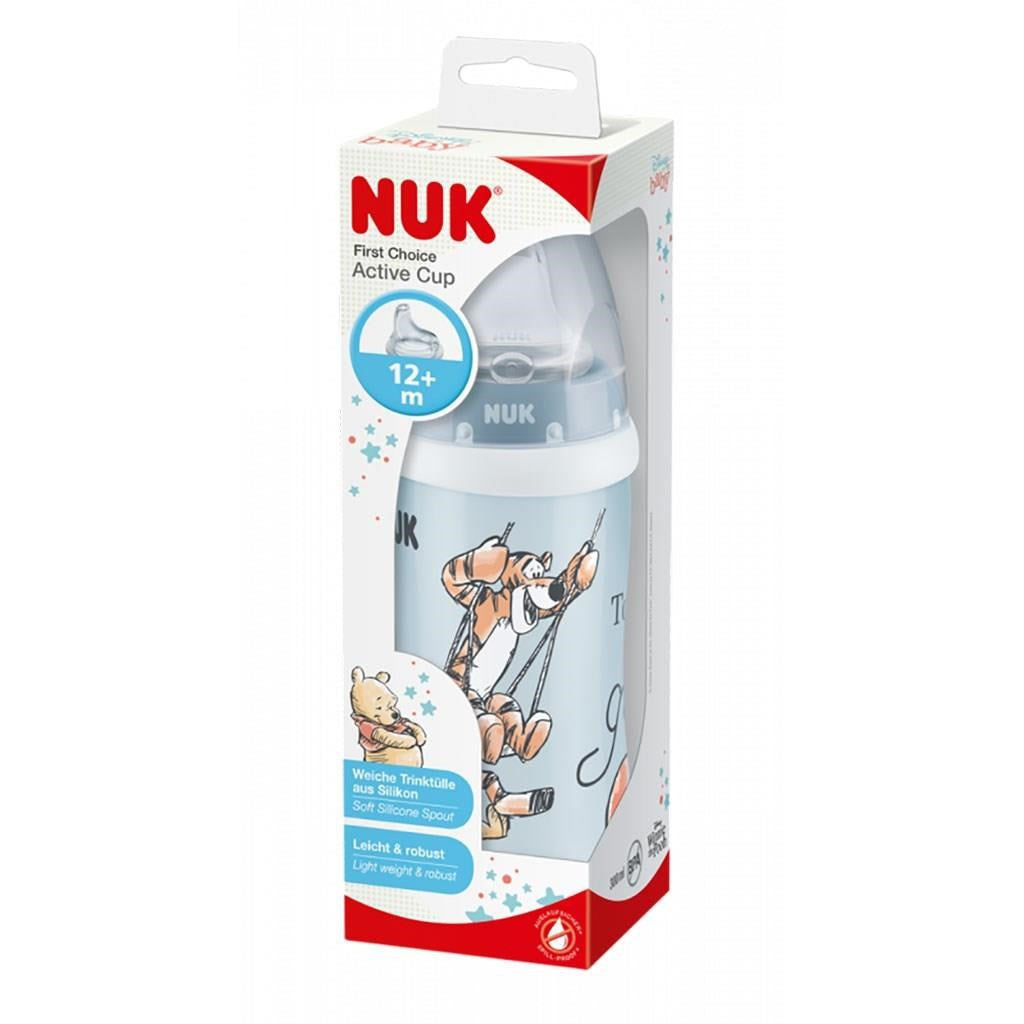 Babyfles NUK Active Cup Disney Winnie de Poeh 300 ml blauw
