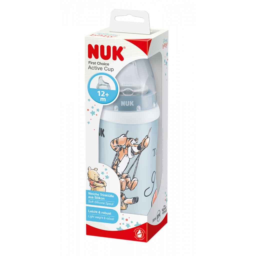 Babyfles NUK Active Cup Disney Winnie de Poeh 300 ml beige