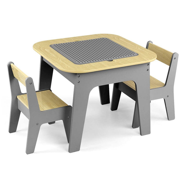 Kindertafel en -stoel Milly Mally Olaf Blocks donkergrijs