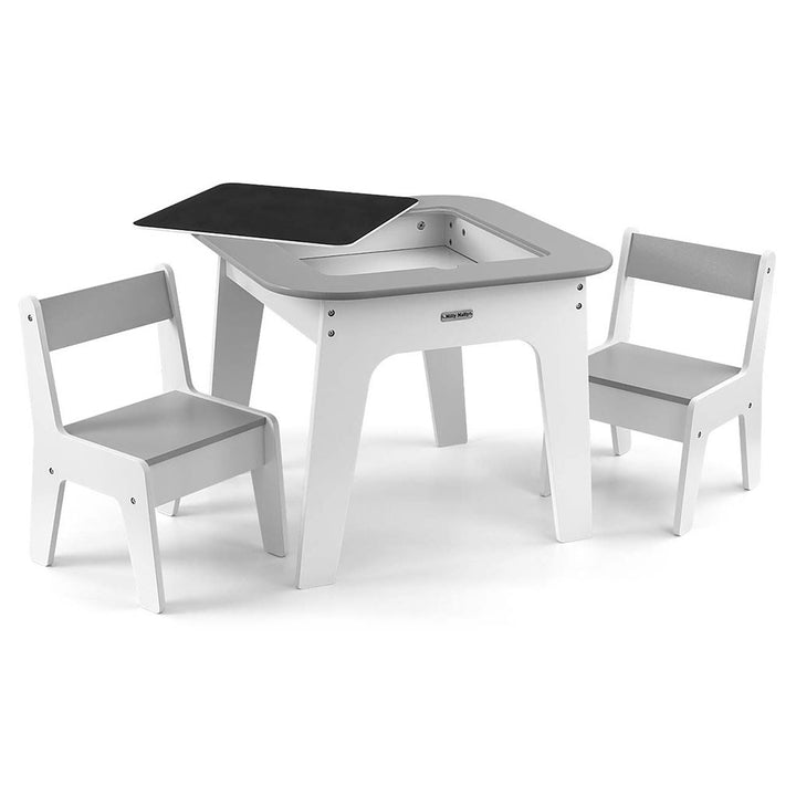 Kindertafel en -stoel Milly Mally Olaf grijs