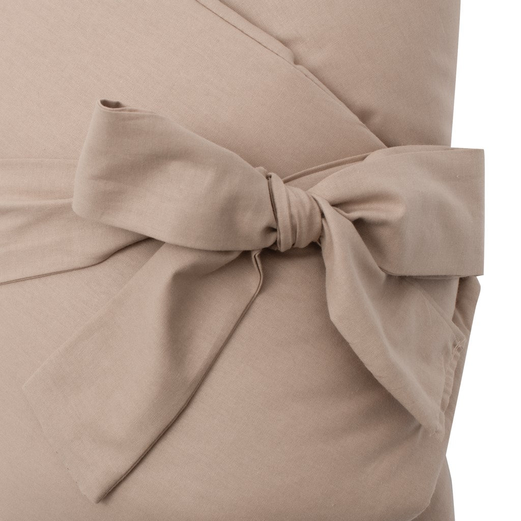 Inbakerdoek New Baby 80x80 cm cappuccino – detailfoto 1