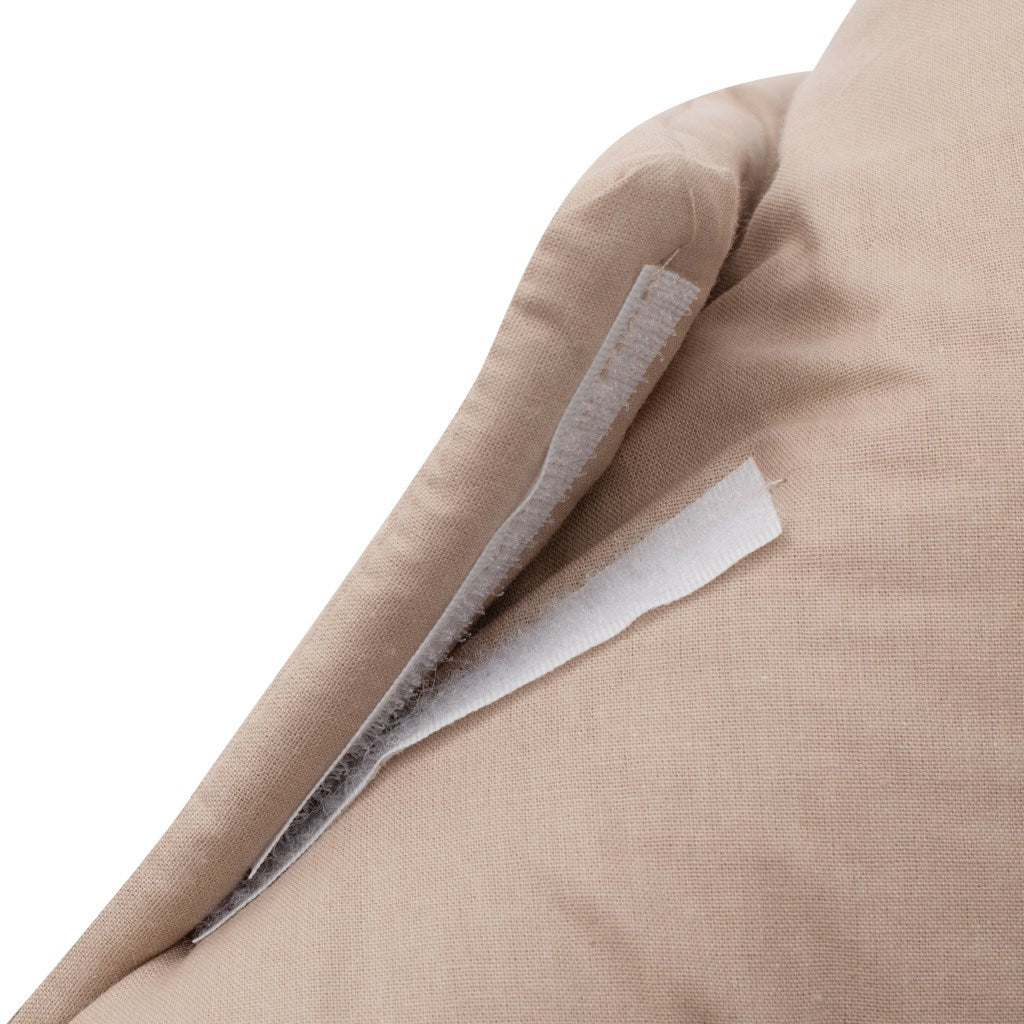 Inbakerdoek New Baby 80x80 cm cappuccino – detailfoto 2
