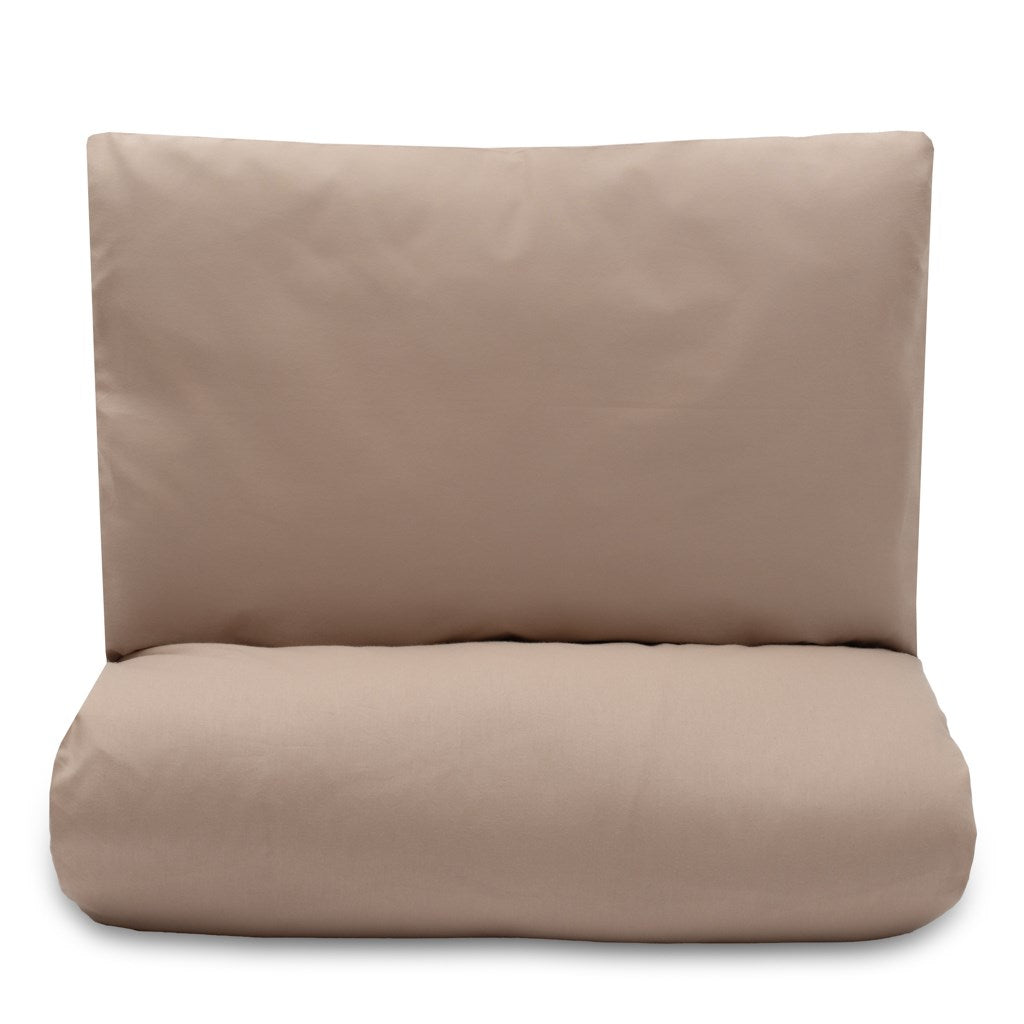 Katoenen beddengoedset met vulling New Baby 90x120 cm cappuccino