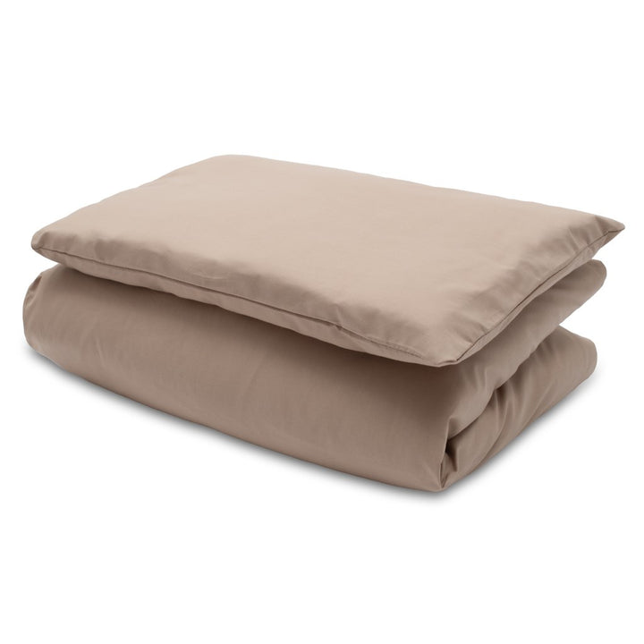 Katoenen beddengoedset met vulling New Baby 90x120 cm cappuccino