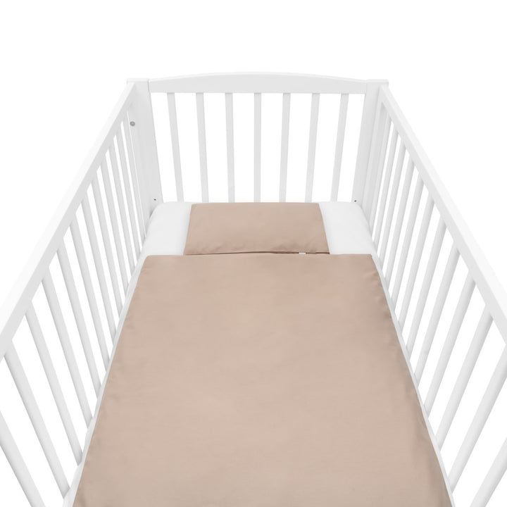 Katoenen beddengoedset met vulling New Baby 90x120 cm cappuccino