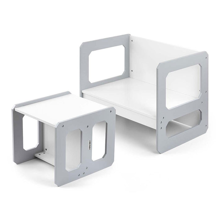 Milly Mally Stella 3-in-1 meubelset - tafel en stoel grijs