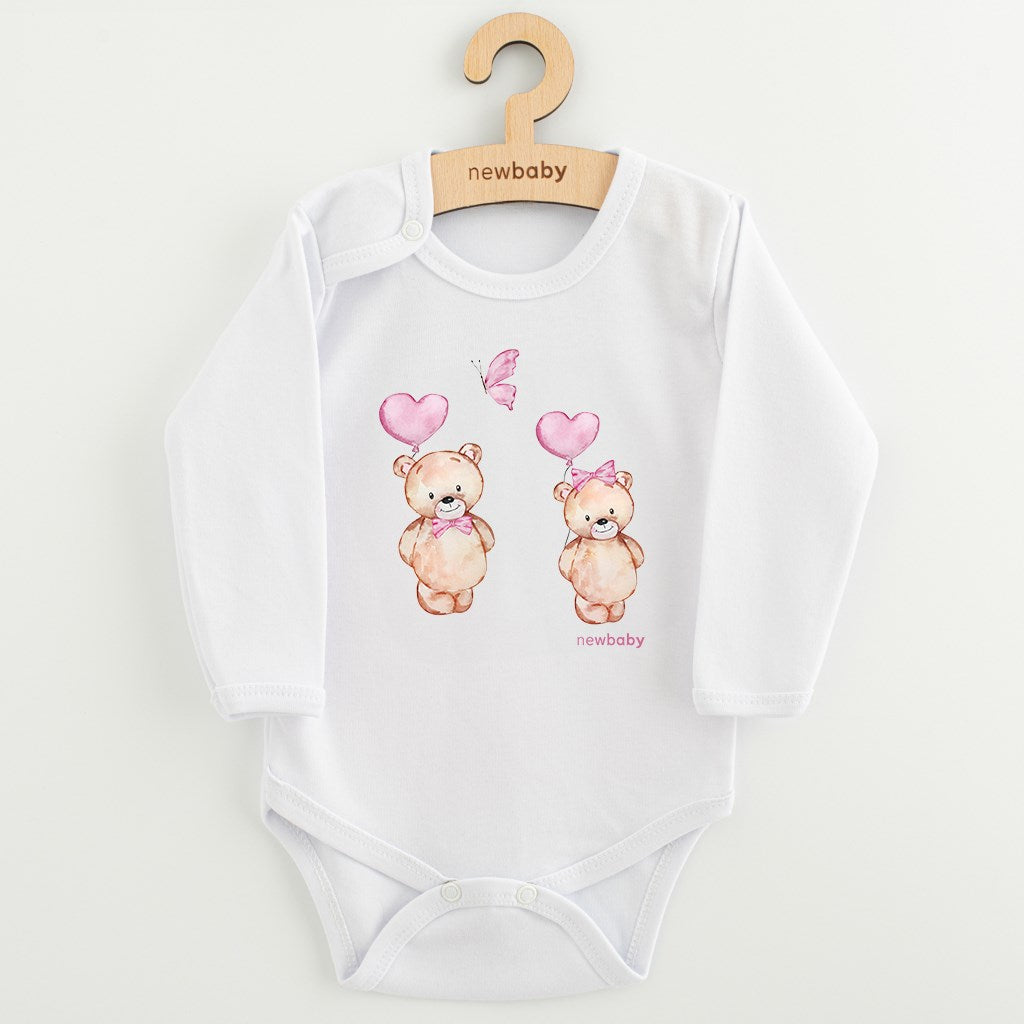 Babyromper met print New Baby Love Bears