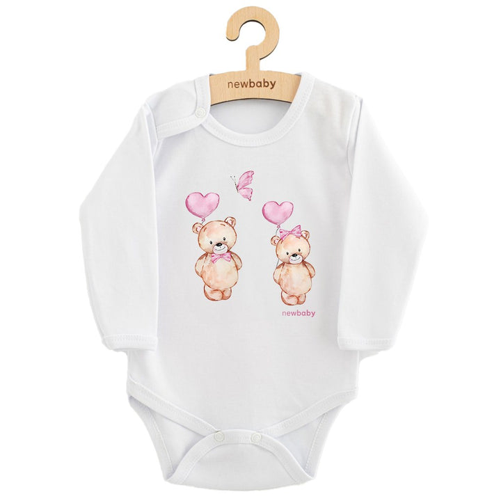Babyromper met print New Baby Love Bears