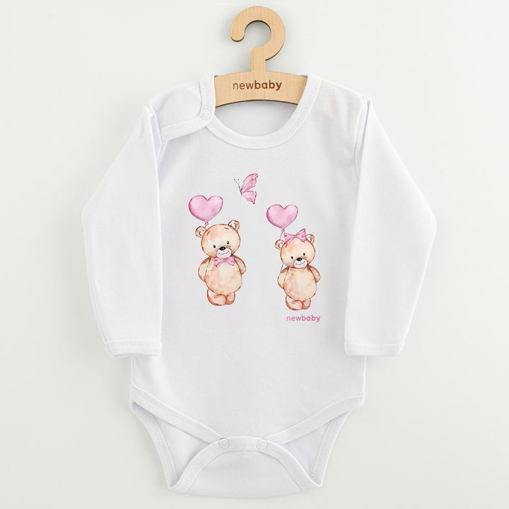 Babyromper met print New Baby Love Bears