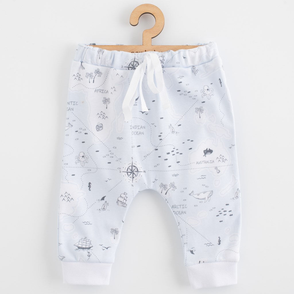 Katoenen joggingbroek New Baby For Babies oceaan