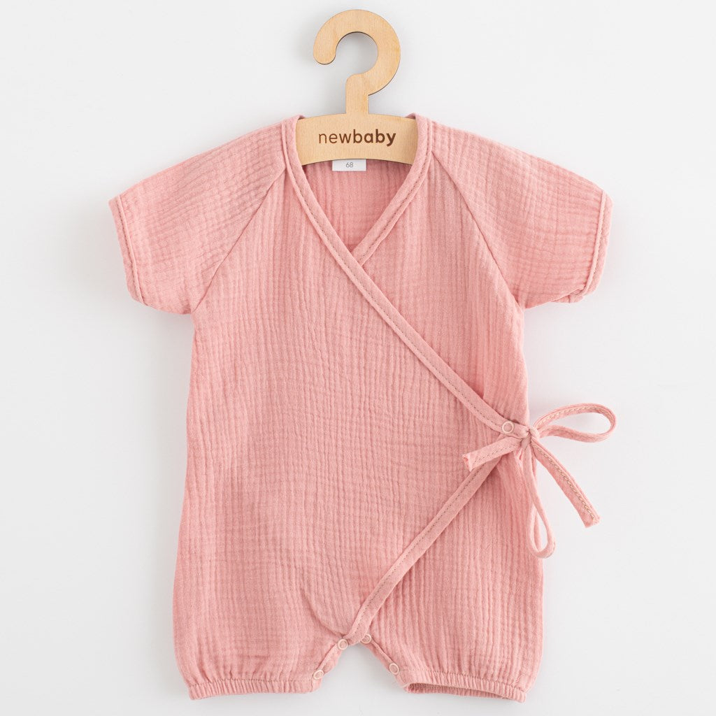 Mousseline zomerboxpak New Baby roze