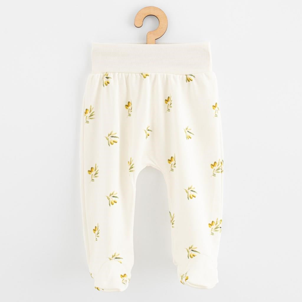 Biologisch katoenen babymaillot New Baby Happy Olijven