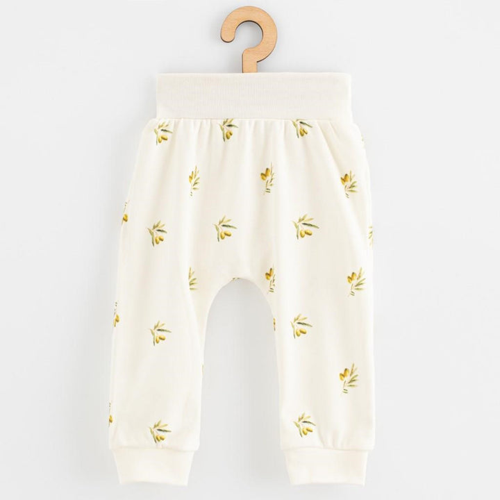 Biologisch katoenen babybroek New Baby Olijven