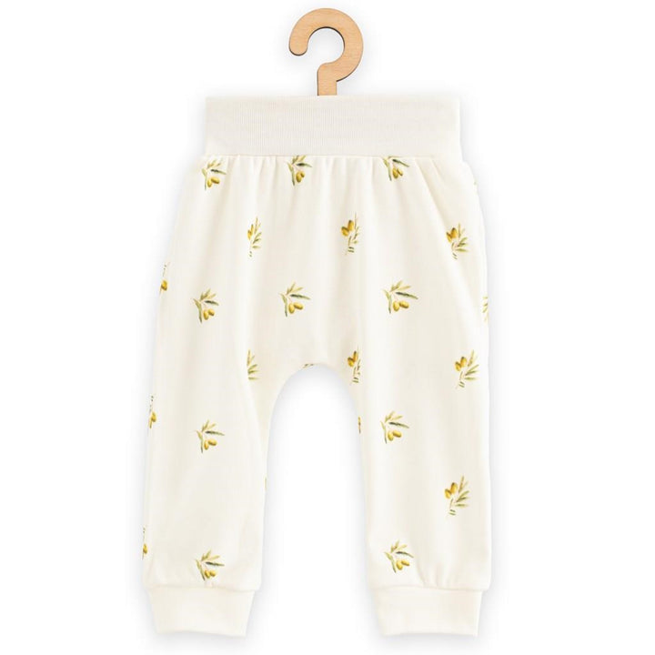 Biologisch katoenen babybroek New Baby Olijven