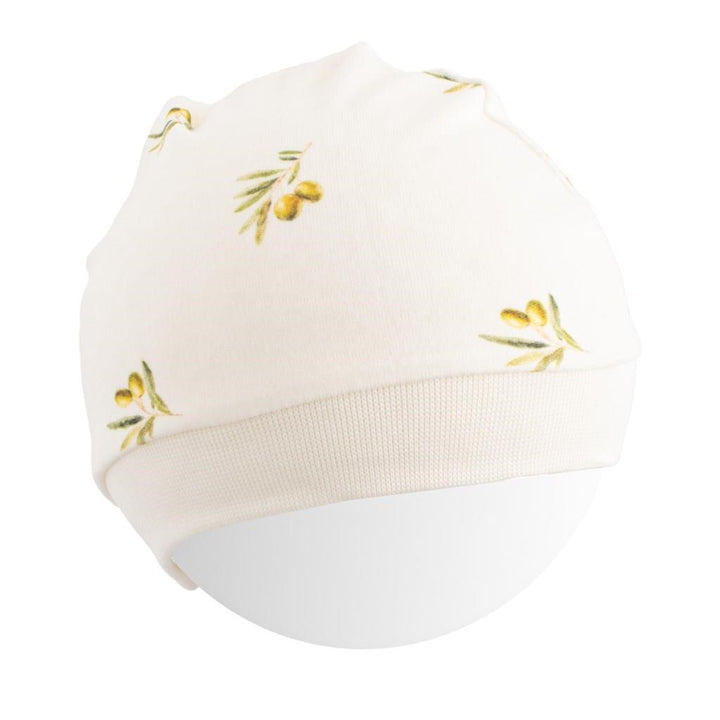 New Baby biologisch katoenen babymutsje Olijven