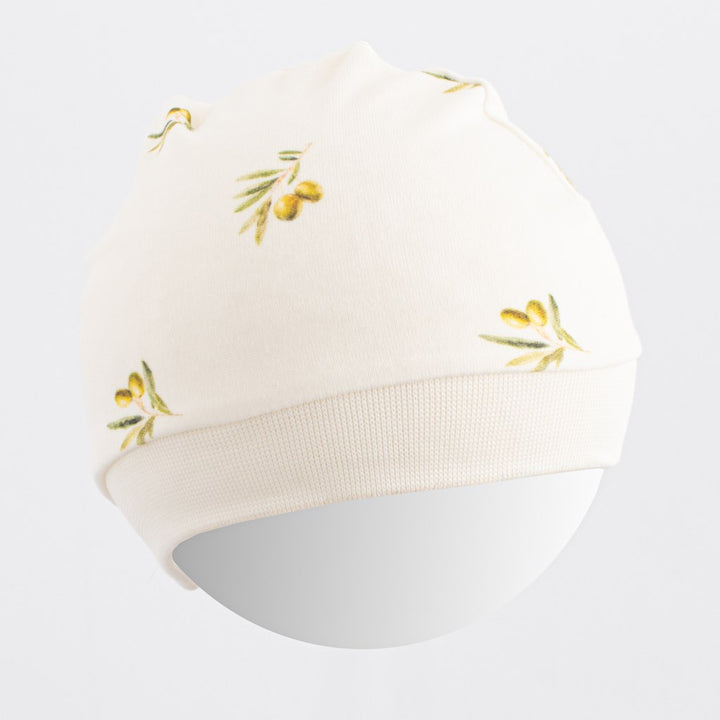 New Baby biologisch katoenen babymutsje Olijven