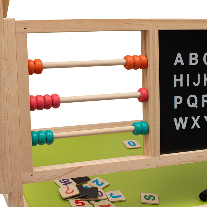 Houten schoolbord voor kinderen 2-in-1 Montessori Baby Mix