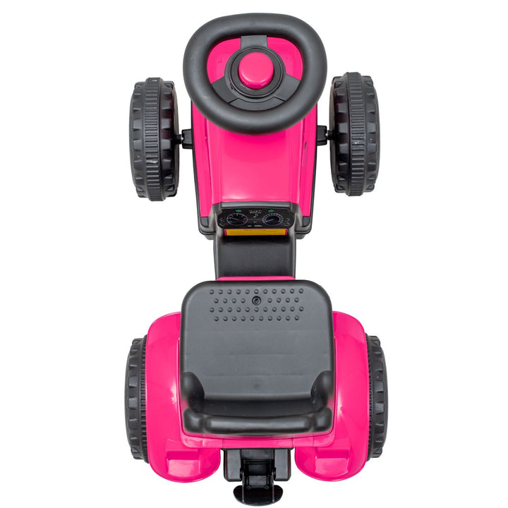 Kindertractor met aanhanger Benny Baby Mix roze