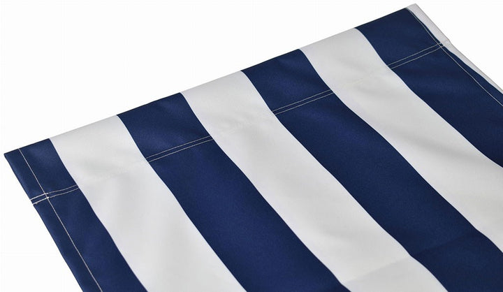 Opvouwbare tuin-/strandligstoel Baby Mix blauw en wit
