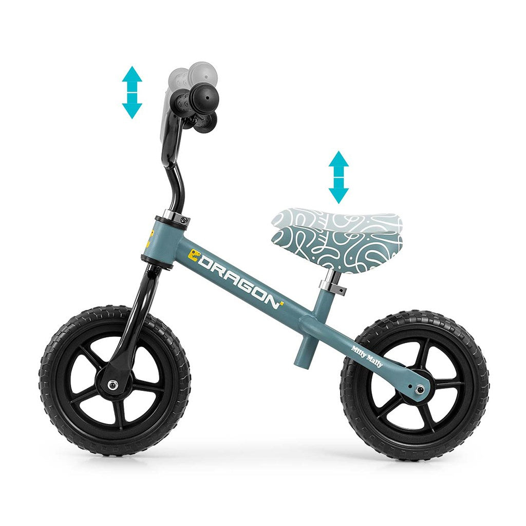 Loopfiets Milly Mally Dragon denim