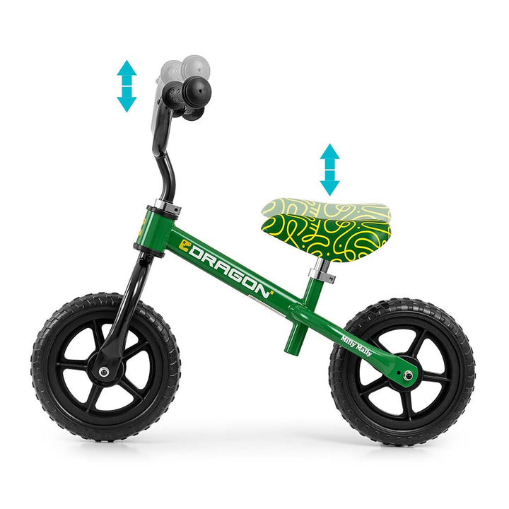 Loopfiets Milly Mally Dragon groen