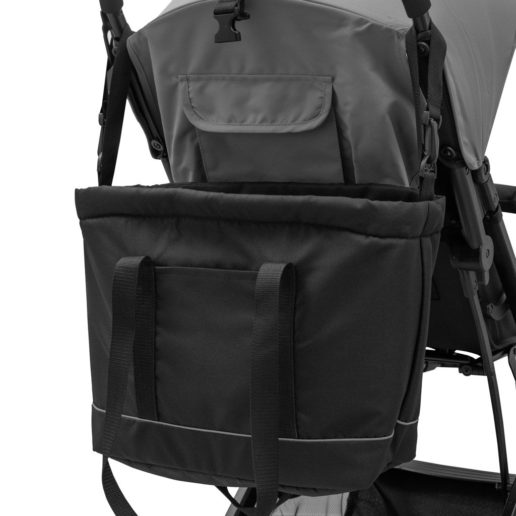Baby Mix Lux zwarte kinderwagentas
