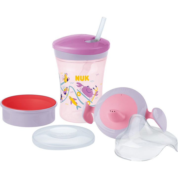 Babybeker NUK LEARN TO DRINK SET meisje
