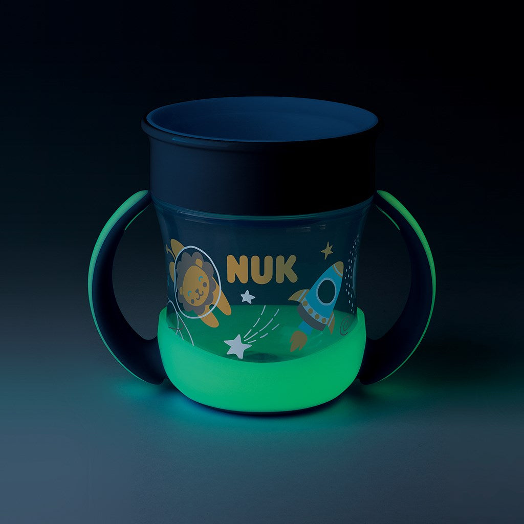 Babybeker Mini Magic NUK Cup Night 160 ml blauw