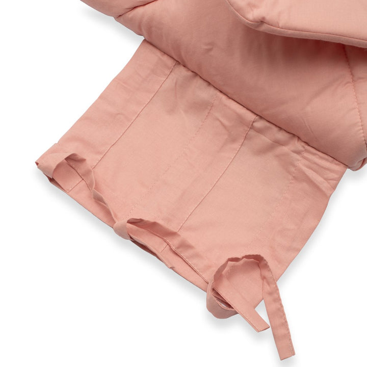 Klassieke inbakerdoek met striksluiting New Baby oudroze – detailfoto 2