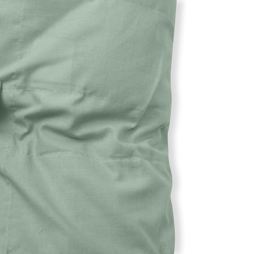 Klassieke inbakerdoek met striksluiting New Baby zeegroen – detailfoto 1