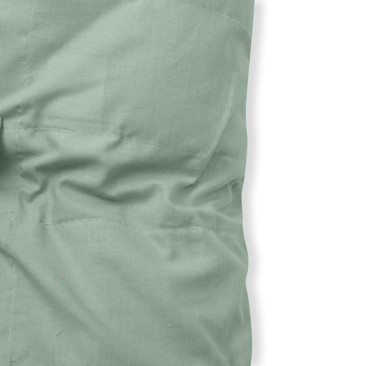 Klassieke inbakerdoek met striksluiting New Baby zeegroen – detailfoto 1