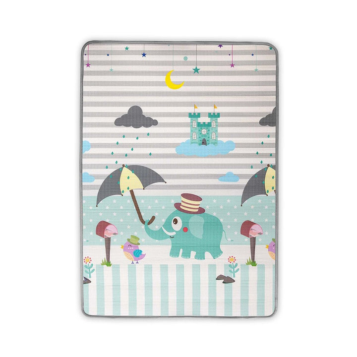 Dubbelzijdige foam speelmat Milly Mally Kinder Cijfers en Olifant 178x120 cm