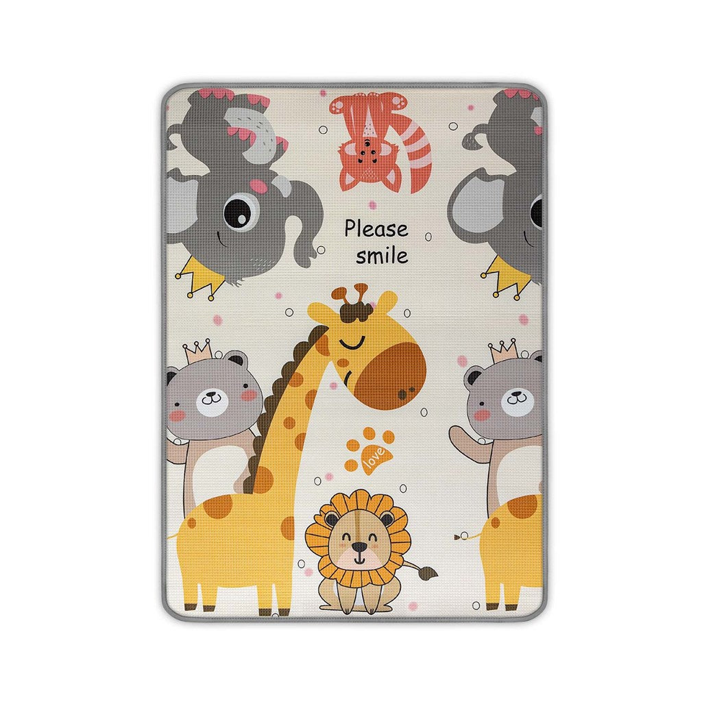 Dubbelzijdige foam speelmat Milly Mally Kinder Zee en Afrika 178x120 cm