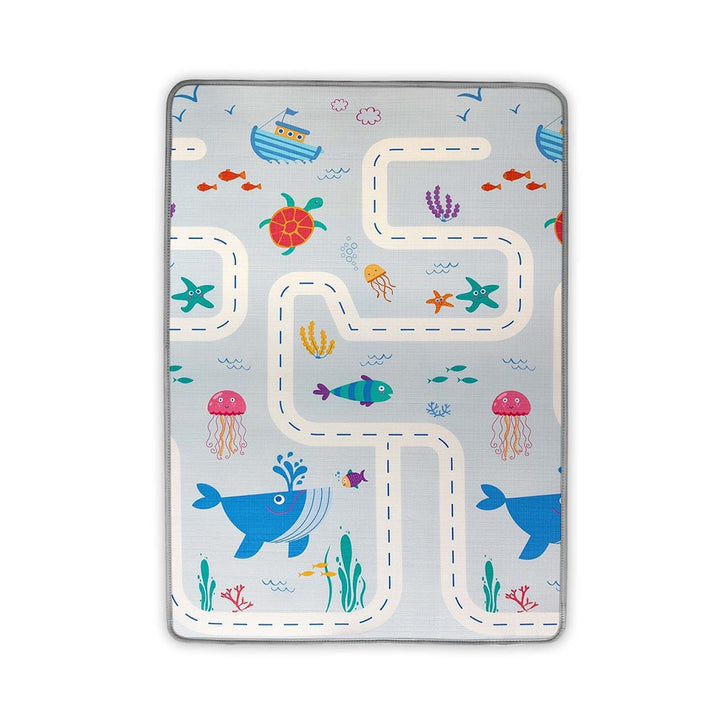 Dubbelzijdige foam speelmat Milly Mally Kinder Zee en Afrika 178x120 cm