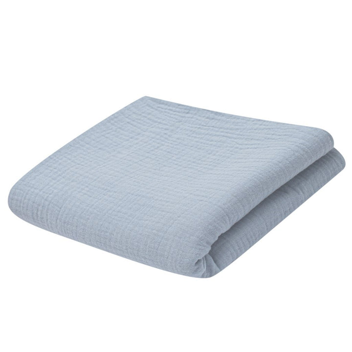 Mousseline babydeken New Baby 70x100 cm grijs
