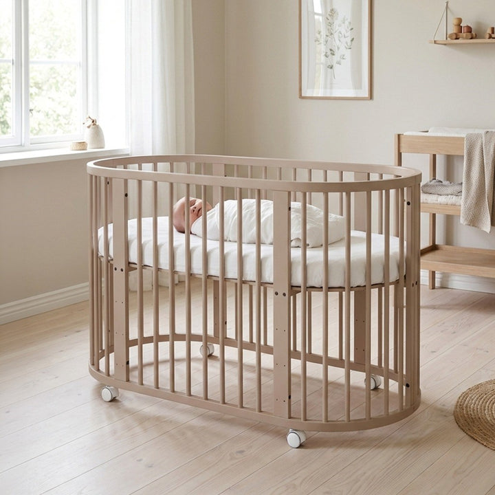 3-in-1 ovaal kinderbedje + matras