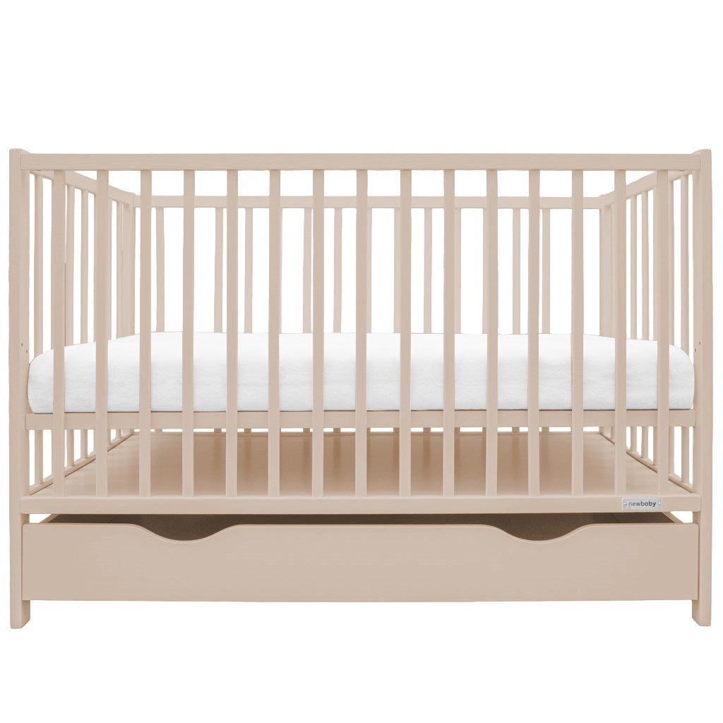 New Baby BASIC ledikant 120x60 met lade – cashmere – afbeelding 3