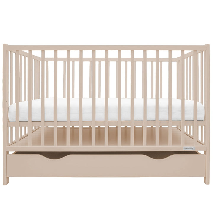 New Baby BASIC ledikant 120x60 met lade – cashmere – afbeelding 3