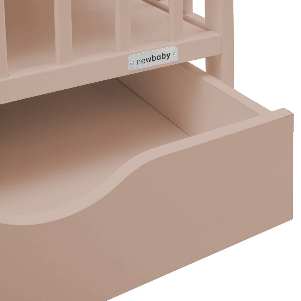 New Baby BASIC ledikant 120x60 met lade – cashmere – afbeelding 4