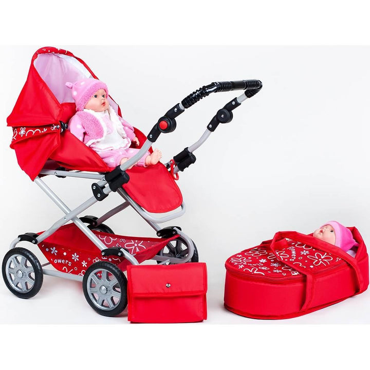 Poppenwagen 2-in-1 New Baby roze