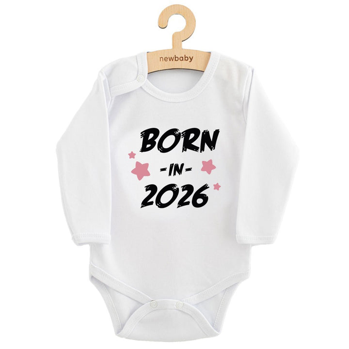 Bedrukte babyromper New Baby 62 (3-6 mnd)