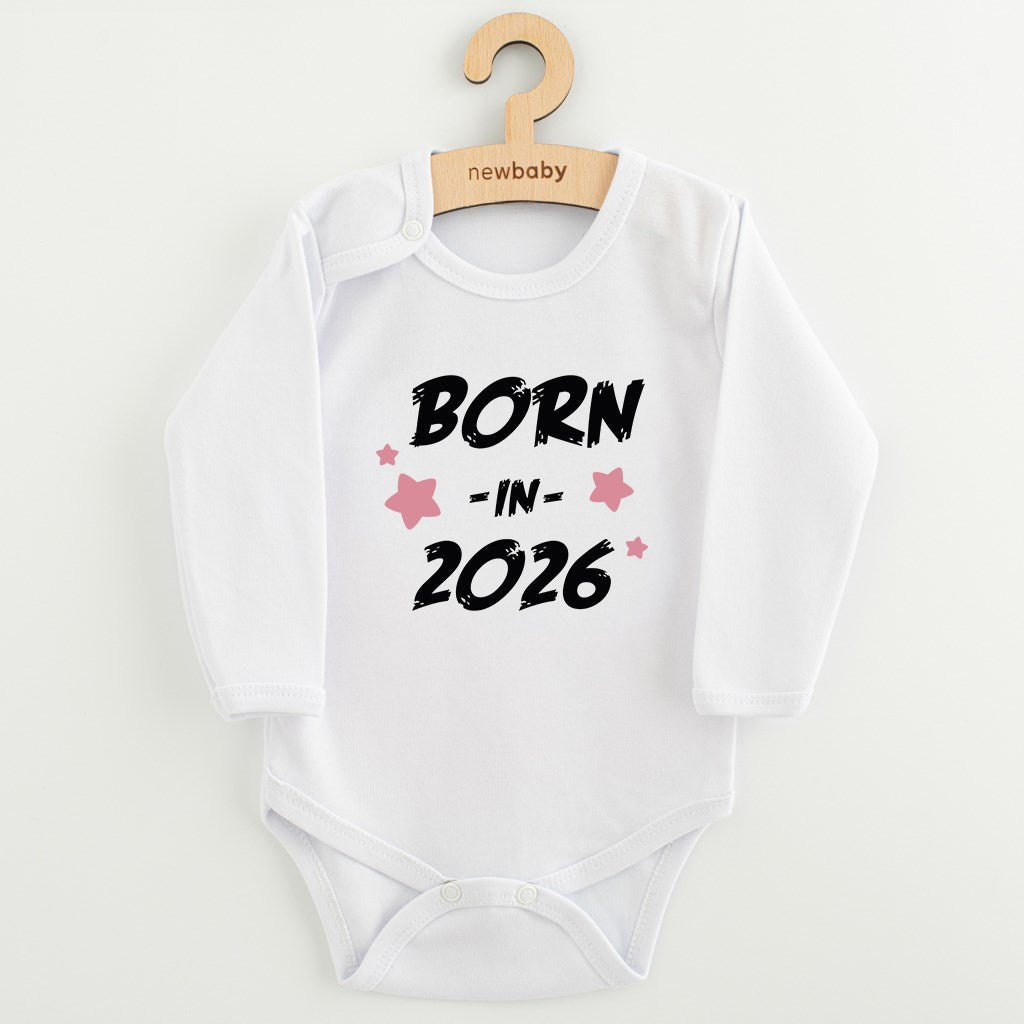 Bedrukte babyromper New Baby 86 (12-18 mnd)