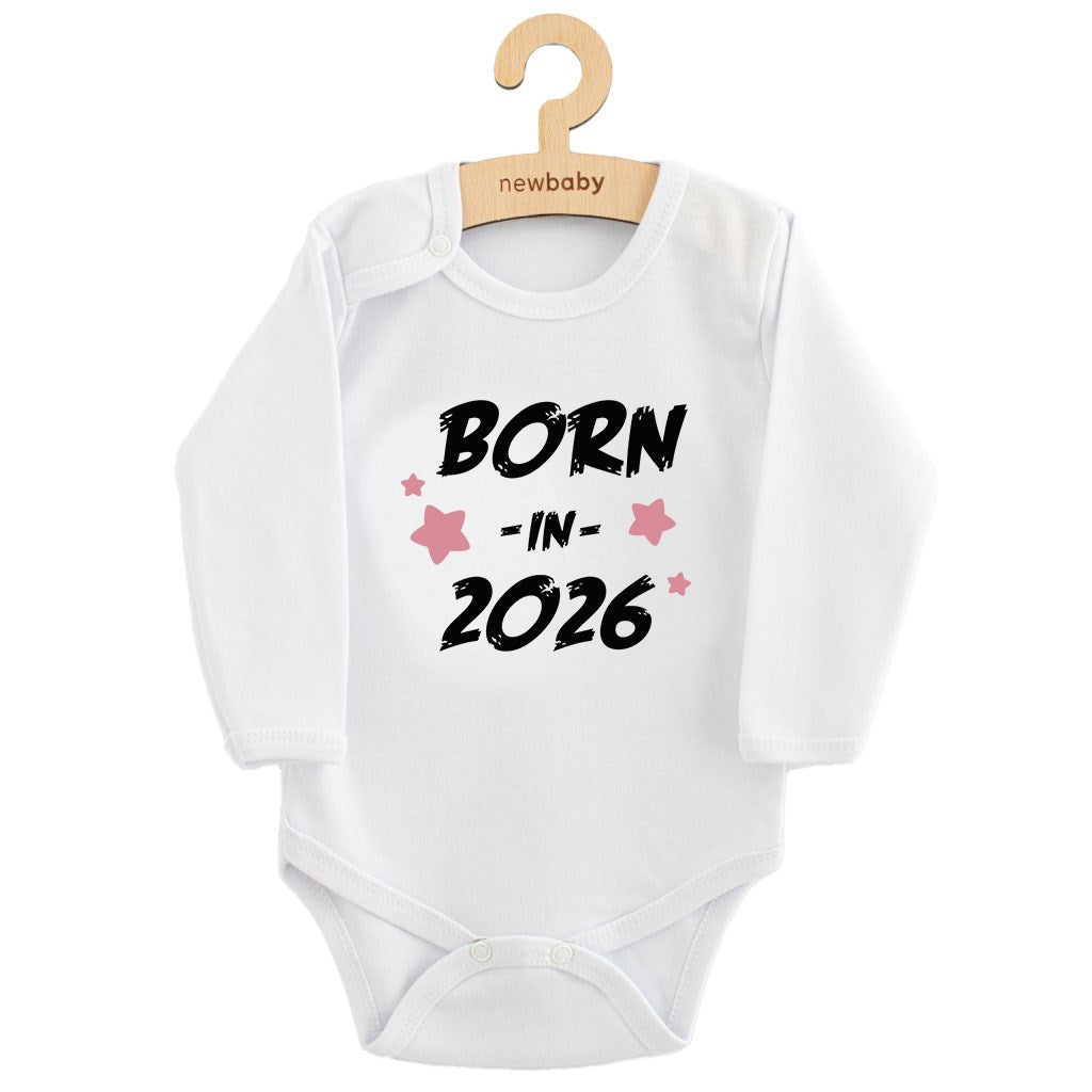 Bedrukte babyromper New Baby 86 (12-18 mnd)